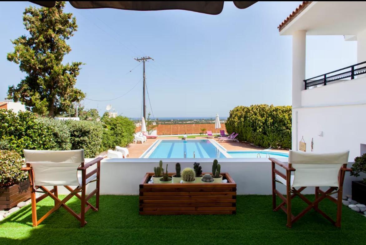 Artemis Luxury Villa - Hersonissos Private Pool Oasis Ngoại thất bức ảnh